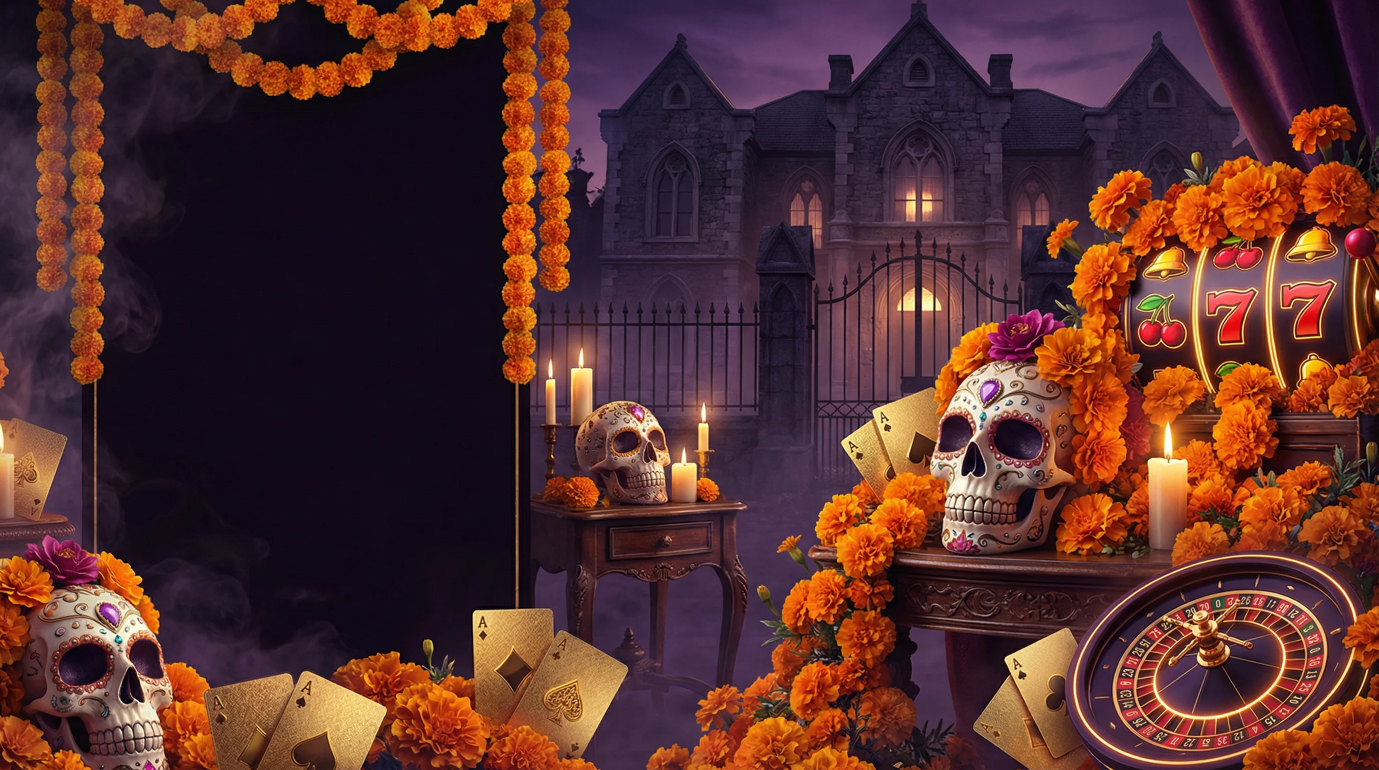 N1 Casino casino bienvenida con temática del Día de los Muertos mexicano
